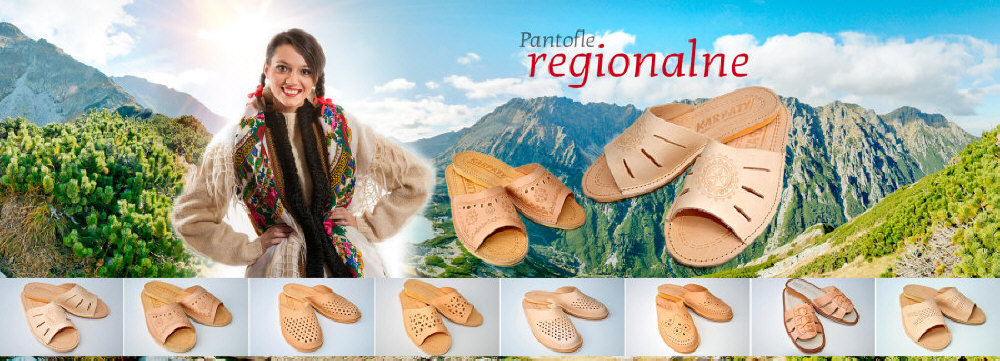 Regionální pantofle, pantofle Highlander, výrobce pantoflí - KARPATY